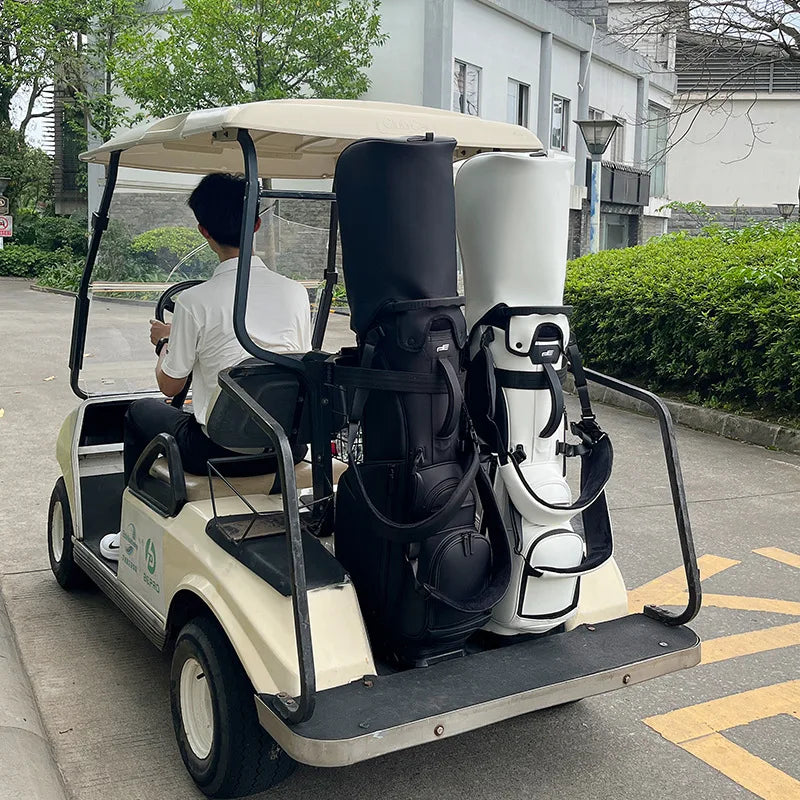 PLAYEAGLE Golf Stand Bag with Stand Lightweight Golf Bag for Men Multifunction PU Leather Golf Rack Bag - Buy online at  Vibe In Cart.