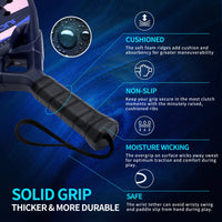 IANONI Padel Racket Carbon Fiber Surface with EVA Memory Flex Foam Core Padel Tennis Racquets Lightweight - Buy online at  Vibe In Cart.