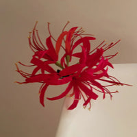 Red Shore Flower Hair Clip New Tassel Design Chinese Ancient Style Elegant Duckbill Clip Women's Side Bangs Clip Hair Accessory - Buy online at  Vibe In Cart.