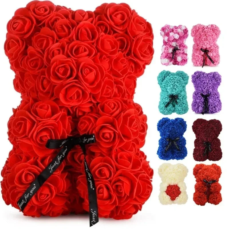 New Artificial Flower Eternal Rose Teddy Bear for Mom Mother's Day Birthday Valentine's Day Anniversary Gifts & Artificial Decor - Buy online at  Vibe In Cart.