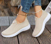 Summer New Mesh Breathable Large Size Casual Shoes for Women Soft Sole Lightweight One Step Single Shoes for Women - Buy online at  Vibe In Cart.
