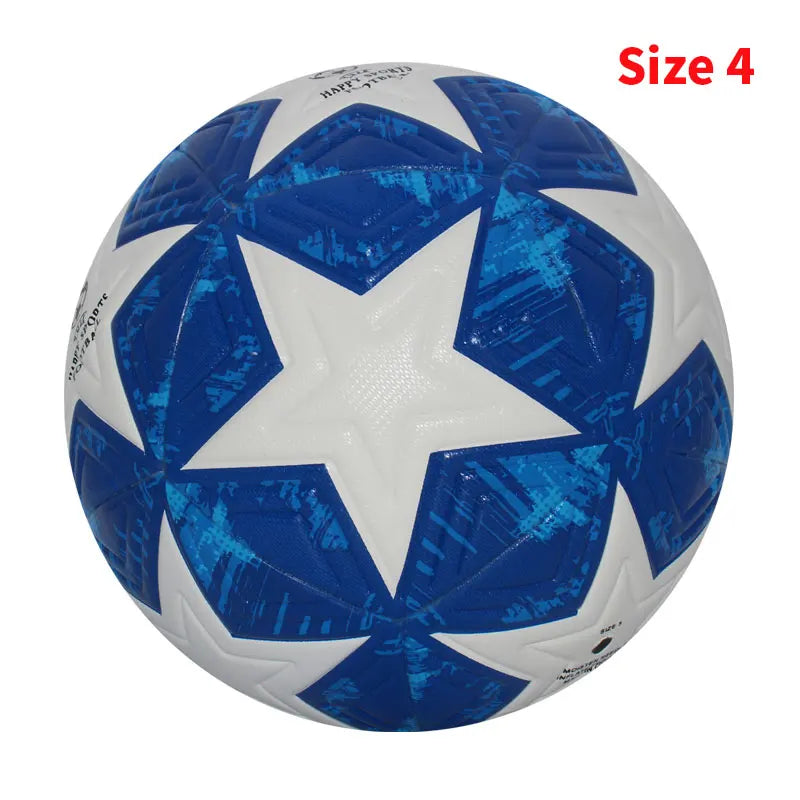 Soccer Ball Seamless PU Material Sizes 4 and 5