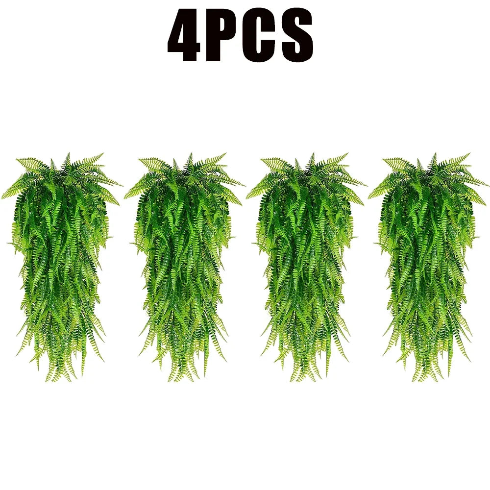 Artificial Fern Grass Persian Leaves Hanging Vines Simulation Greenery Home Decor Lifelike Indoor Plants Wall Room Decoration - Buy online at  Vibe In Cart.
