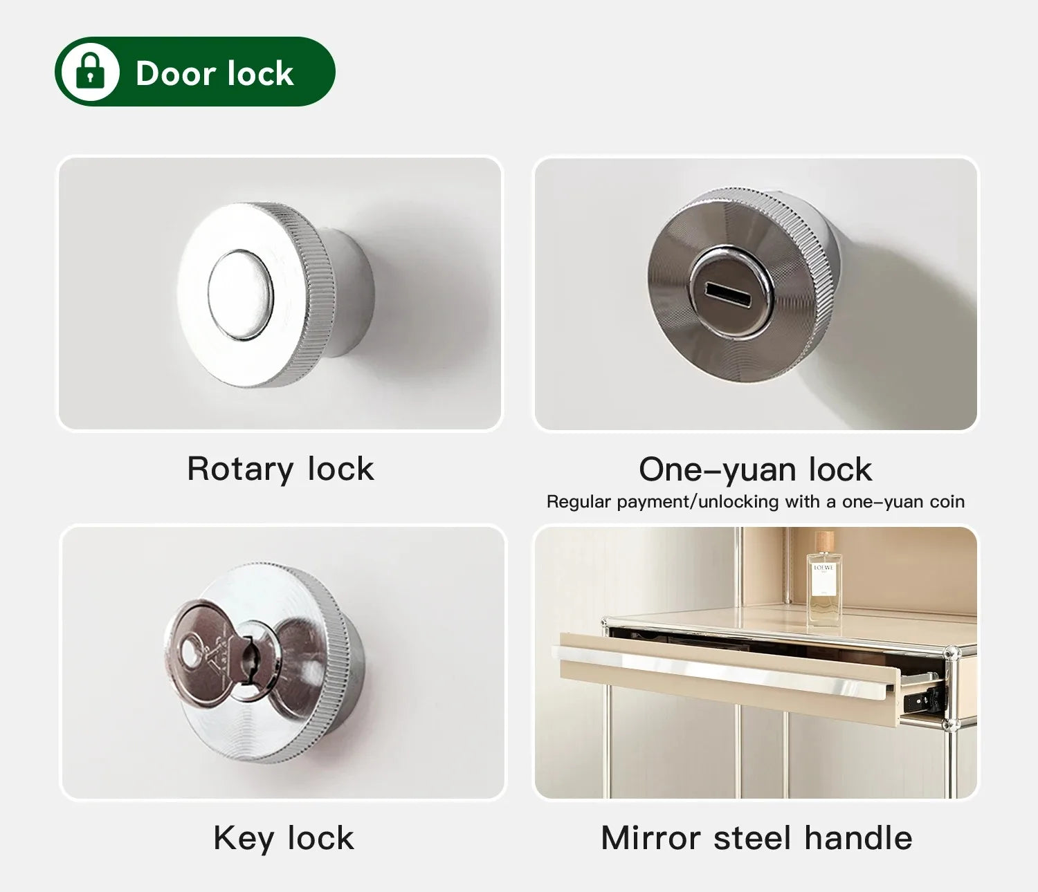 Metal TV Stand Corner Cabinet for Living Room Storage