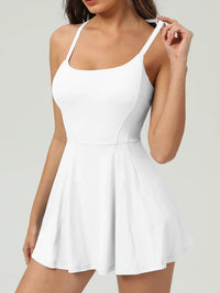 Ice Sensation Tennis Dresses Women Summer Breathable Slim Sport Active Dresses Outdoor Soft Yoga Golf  Workout Clothes 2025