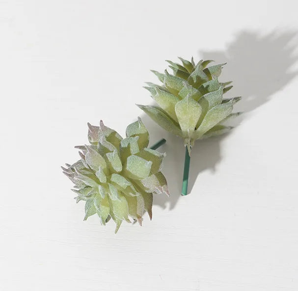 Artificial Succulent Plant Green PVC One Piece Desktop Ornament