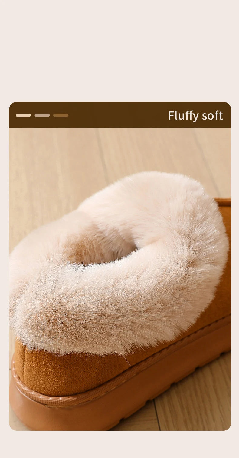 Comwarm Women's Snow Boots For Outdoor Classic Non-Slips Winter Warm Snow Boots Fashion Cozy Plush Women Boots Fuzzy Home Boots - Buy online at  Vibe In Cart.