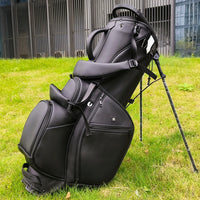 OEM Custom Logo 514 Way Waterproof PU Leather Golf Stand Bag Durable Polyester & Nylon Black Gray Club Bag - Buy online at  Vibe In Cart.