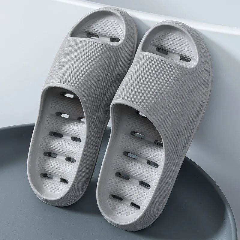 Men's Bathroom Bathing Slippers New Summer Indoor Home Eva Anti-Slip Anti-Odor Couple Shower Leakage Quick-Drying Slippers - Buy online at  Vibe In Cart.