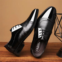 Men's Dress Shoes Business Oxfords Patent Leather Dress Shoes Classic Loafers Formal Derby Shoes For Men - Buy online at  Vibe In Cart.