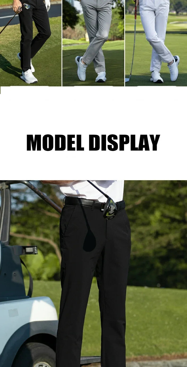 PGM Golf Pants Men Breathable Quick-dry Trousers Stretch Sports Ball Pants Comfortable Men's Sweatpant with Zipper Pockets - Buy online at  Vibe In Cart.