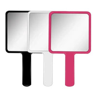 Eyelash Extension Handheld Makeup Mirror Square Makeup Vanity Mirror with Handle Hand Mirror SPA Salon Compact Mirrors - Buy online at  Vibe In Cart.