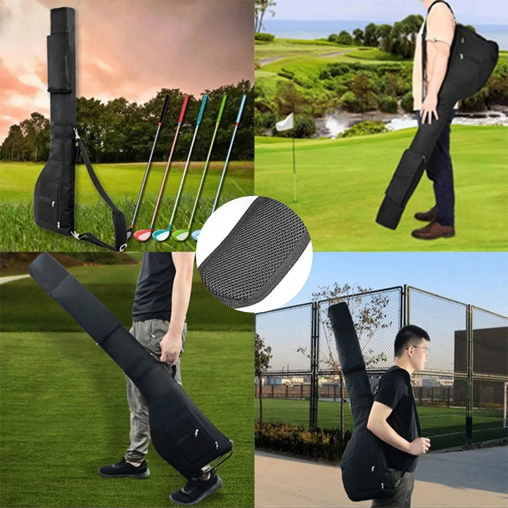 Golf Club Bag Foldable Golf Carry Bag Waterproof Golf Club Travel Bag Golf Travel Case for Women Men - Buy online at  Vibe In Cart.
