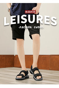 Sandals men summer fashion new style outdoor wear soft sole wear-resistant anti slip anti odor breathable dual-use beach sandals - Buy online at  Vibe In Cart.