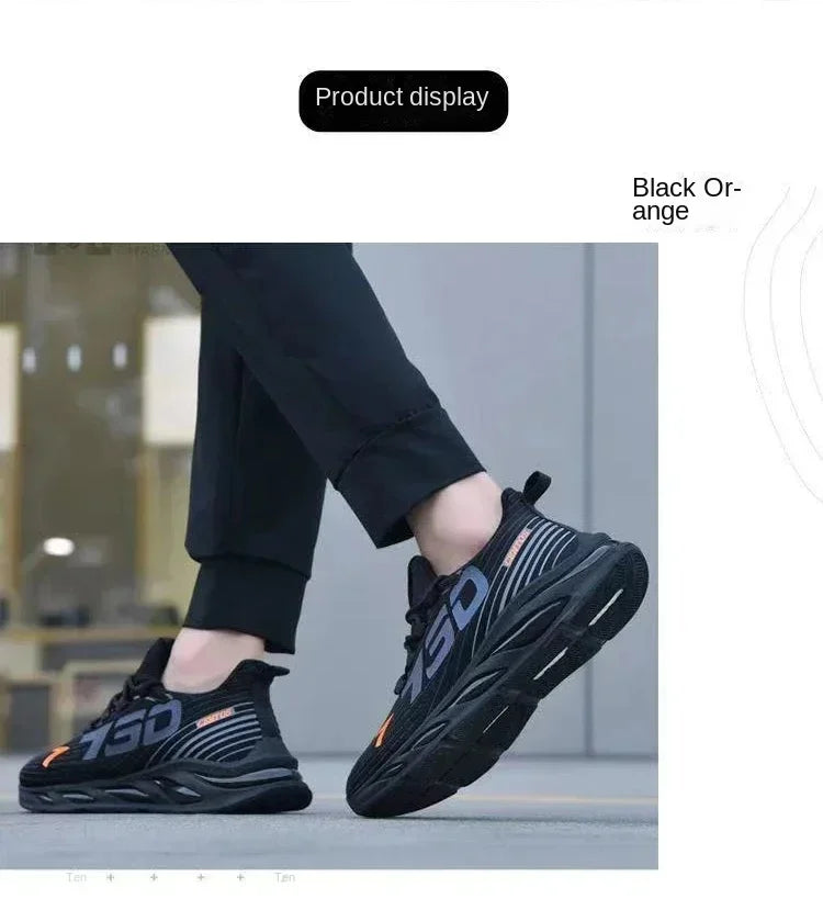 Shoes for Men Casual Slip on Fashion Sneakers Breathable Running Shoes Outdoor Walking Training Tennis Shoes - Buy online at  Vibe In Cart.