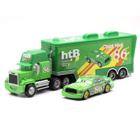 Disney Pixar Cars Toys Lightning McQueen Jackson Diecast Vehicle King Mike Uncle 1:43 Truck Trailer Model Toy Gifts - Buy online at  Vibe In Cart.