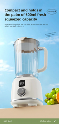 TINSOL New Home Juicer 10 Blades 3000mAh Multifunctional Blender Knob Juicer Ice Crusher  High Juicing Rate Kitchen Tools - Buy online at  Vibe In Cart.