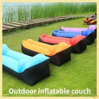 New Lazy Folding Camping Inflatable Sofa Portable Outdoor Inflatable Lounger Comfortable Outdoor Furniture Camping Air Mattress - Buy online at  Vibe In Cart.