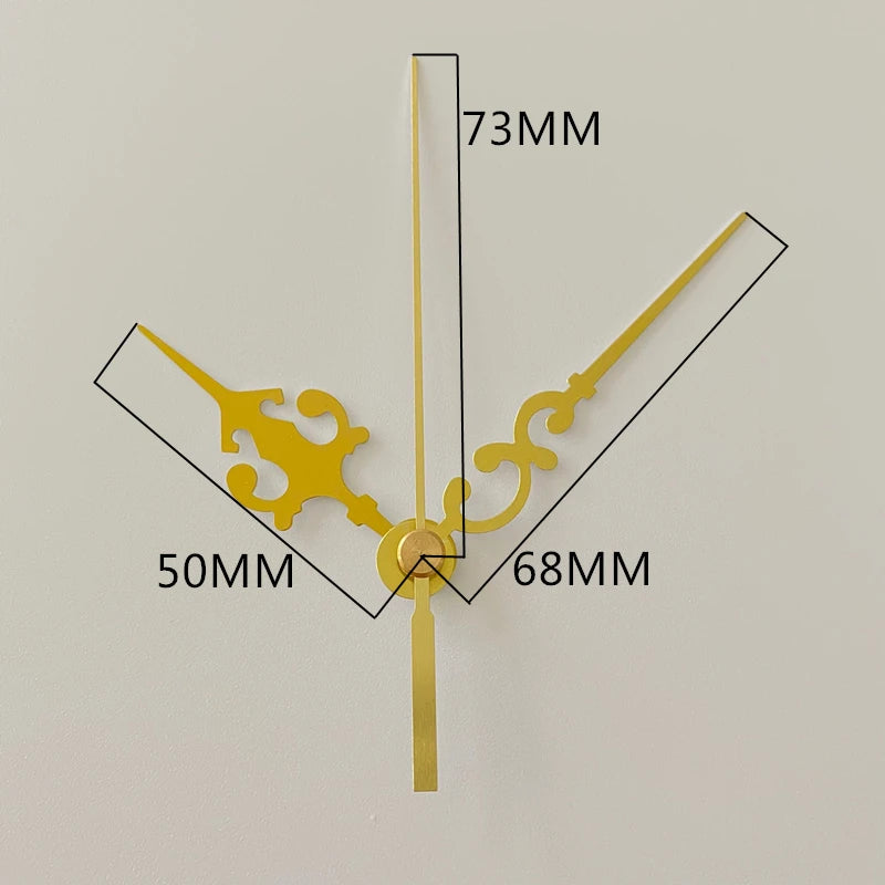 Silent Quartz Battery Operated Clock Movement with Hands