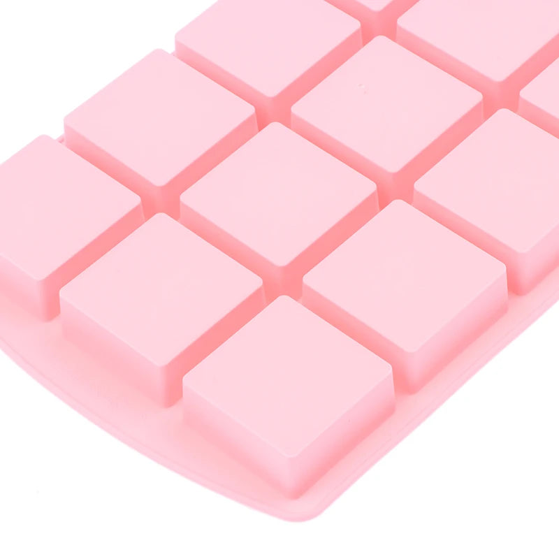 12Cavity Square Silicone Molds For DIY Brownie Bites Fudges Cakes Candy Jelly Bakeware For Kids Baking Decorating Mold - Buy online at  Vibe In Cart.