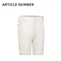 PGM Women Summer Golf Shorts Pants Elastic Waterproof Half Trousers Zip Pocket Ladies Sports Clothing Wear Tennis KUZ129