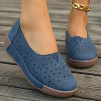 Spring Autumn Women Flats Platform Loafers Ladies Genuine Leather Comfort Wedge Moccasins Orthopedic Slip on Casual Shoes - Buy online at  Vibe In Cart.