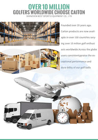 Two Piece Distance Golf Balls 36 Pack with Synthetic Rubber Core