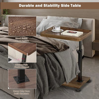 C Shaped Living Room Side Table Sofa Side Cabinet Mobile Coffee Table Simple Small Square Table Bedroom Bedside Table With Wheel - Buy online at  Vibe In Cart.