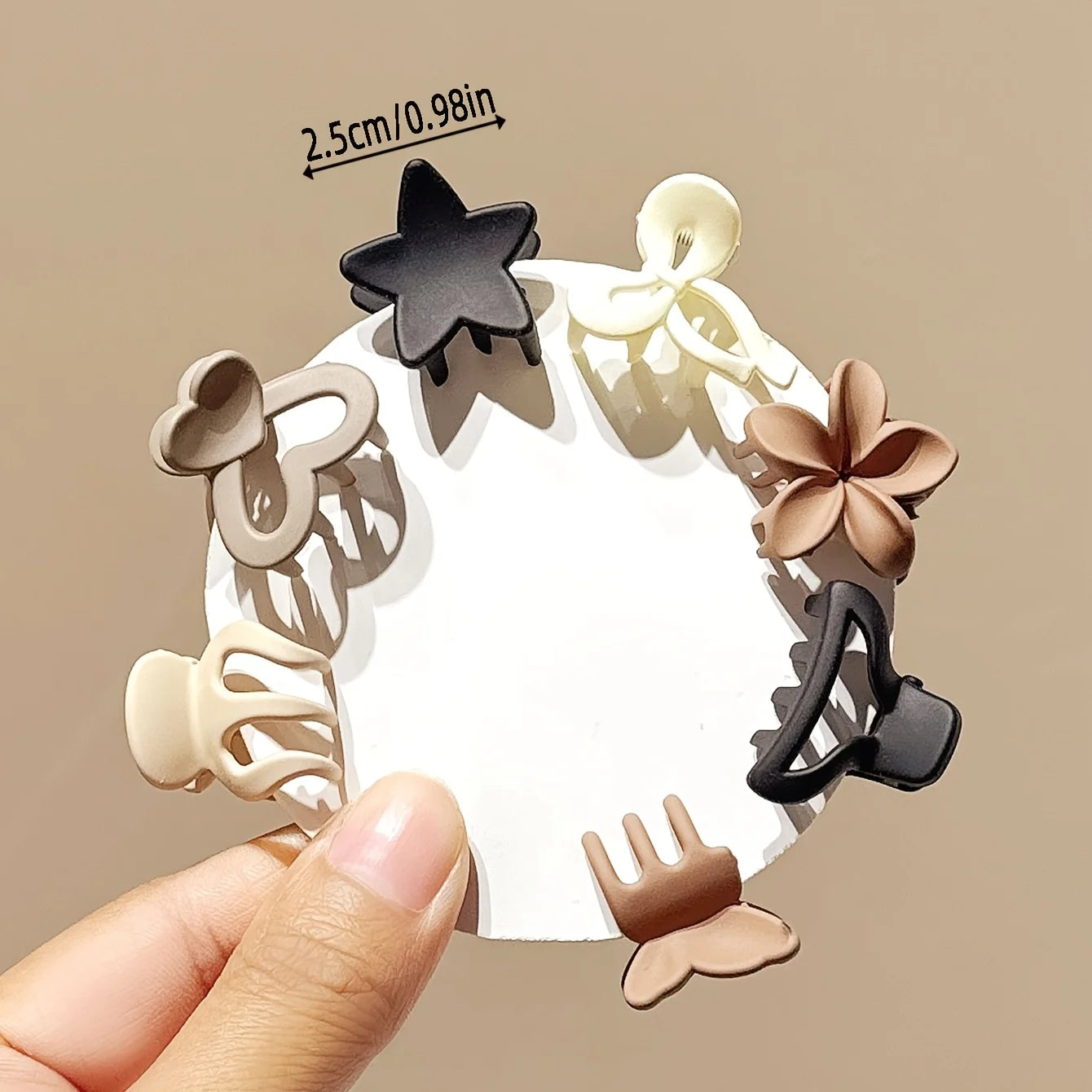 5/10/20/30pcs Beige Mixed Pack Small Clips, Cute Girl Accessories - Perfect for Daily Use, Special Occasions, or Travel Gifts - Buy online at  Vibe In Cart.