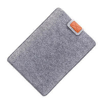 Wool Felt Slim Laptop Sleeve for 11-15 Inch Devices, Solid Color