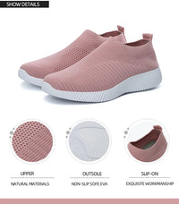 Women Shoes Breathable Flats Elastic Flat Shoes For Women Sneakers Zapatos Mujer Spring Summer Footwear Lightweight Sports Shoes - Buy online at  Vibe In Cart.