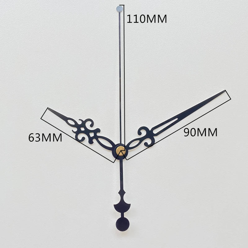 Silent Quartz Battery Operated Clock Movement with Hands
