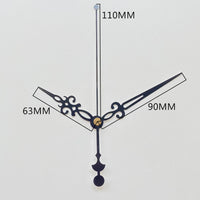Silent Quartz Battery Operated Clock Movement with Hands