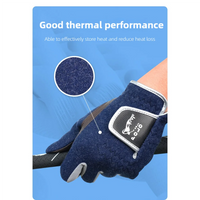 1 Pair Men Winter Warm Fleece Golf Gloves Outdoor Sports Touch Screen Gloves Non-slip Full Fingers Mittens Palm Protection - Buy online at  Vibe In Cart.