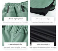 Men Running Shorts Gym Sports 2 in 1 Quick Dry Workout Training Gym Fitness Jogging Short Sweatpants Summer Hot Men Sportswear - Buy online at  Vibe In Cart.