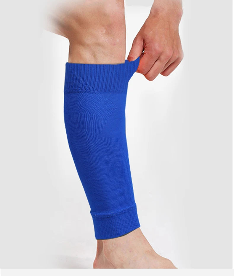 1 Pair Hight Elasticity Soccer Protective Socks Without Feet Kids Adults Shin Pads Guard For Football Sport Leg Support Sleeves - Buy online at  Vibe In Cart.