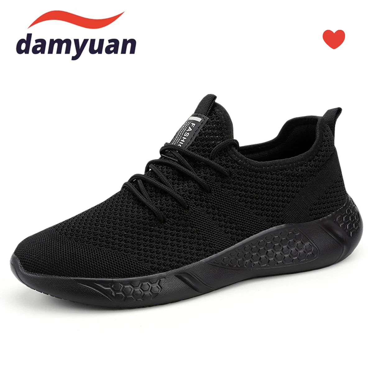 Men's Casual Sneakers Breathable Lace-Up Anti-Slip Shoes Size 39-50