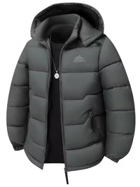 Men's Winter Jacket Windproof Thermal Hooded Parka Coat with Detachable Hood Heavy Duty Ski Jacket for Outdoor Cold Weather - Buy online at  Vibe In Cart.