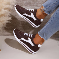 2025 Spring New Women Sneakers Comfortable Outdoor Fashion Versatile Flat Casual Sneakers Lace Up Women Sports Shoes Plus Size - Buy online at  Vibe In Cart.