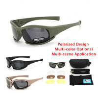 2025 4-Lens Tactical Goggles - Polarized, Windproof & Dustproof Safety Glasses for Outdoor Sports (Climbing, Cycling, Fishing) - Buy online at  Vibe In Cart.