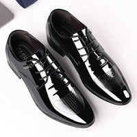 Men's Casual Dress Shoes Mesh Pattern Derby Shoe Classic Lace-up Pointed Formal Oxford Tuxedo Shoes For Men - Buy online at  Vibe In Cart.