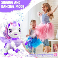 Unicorn Toys for Girls, Remote Control Robot Toys, Dancing Pets, Robot Toys for Kids, Toddler Perfect Birthday Christmas Gifts