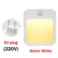 Motion Sensor LED Night Lights EU Plug Dimmable Cabinet Light for Baby Bedside Bedroom Corridor Wireless Night Lamp Lighting - Buy online at  Vibe In Cart.