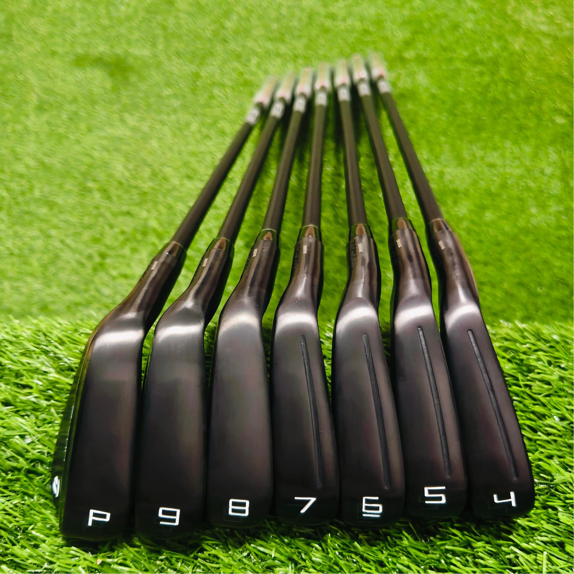 Left-Handed Men's Steel Golf Iron with Shaft and Head