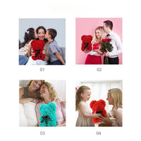 New Artificial Flower Eternal Rose Teddy Bear for Mom Mother's Day Birthday Valentine's Day Anniversary Gifts & Artificial Decor - Buy online at  Vibe In Cart.