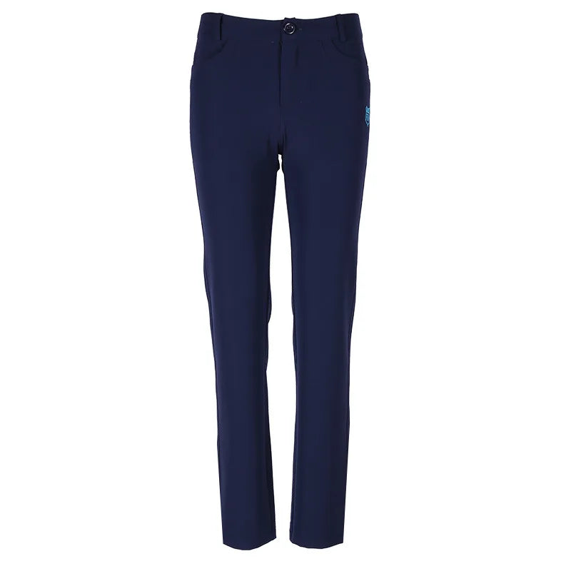 Women's Full Length Golf Pants High Elastic Soft Polyester Nylon