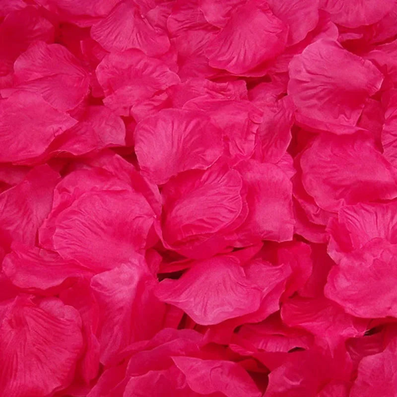 Artificial Rose Petals, Multicolor, Non-Woven Fabric for Weddings