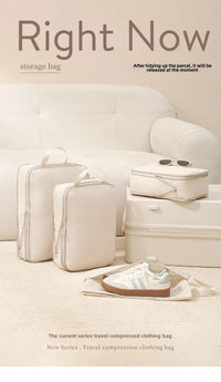 Travel Compression Packing Cubes 4-Piece Set Waterproof