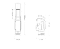 Waterproof PU Golf Ball Bag with Wheel and High Capacity