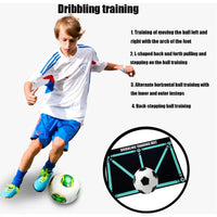 Durable non-slip football training mat Foldable carpet dribbling football training mat children's football indoor equipment - Buy online at  Vibe In Cart.